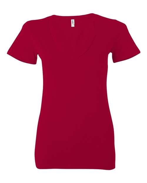 BELLA + CANVAS Women’s Jersey Deep V-Neck Tee