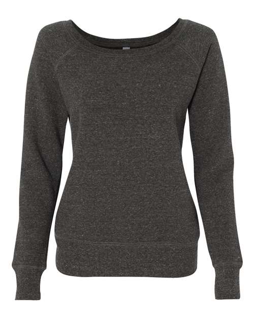 BELLA + CANVAS Women’s Sponge Fleece Wide Neck Sweatshirt