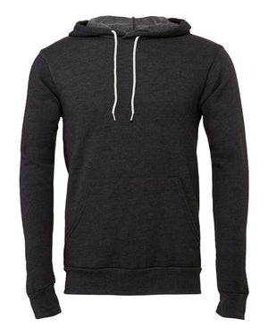 BELLA + CANVAS Unisex Sponge Fleece Hoodie Sweatshirt - Dark Grey Heather