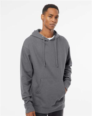 Independent Trading Co. Unisex Midweight Hooded Sweatshirt - Charcoal