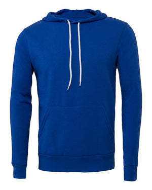 BELLA + CANVAS Unisex Sponge Fleece Hoodie Sweatshirt - True Royal