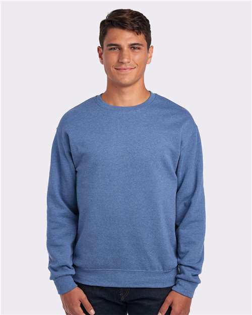 JERZEES Unisex NuBlend® Crewneck Sweatshirt - Vintage Heather Blue