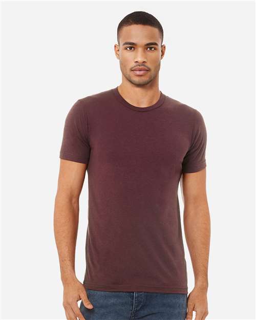 BELLA + CANVAS Triblend Tee - Maroon Triblend