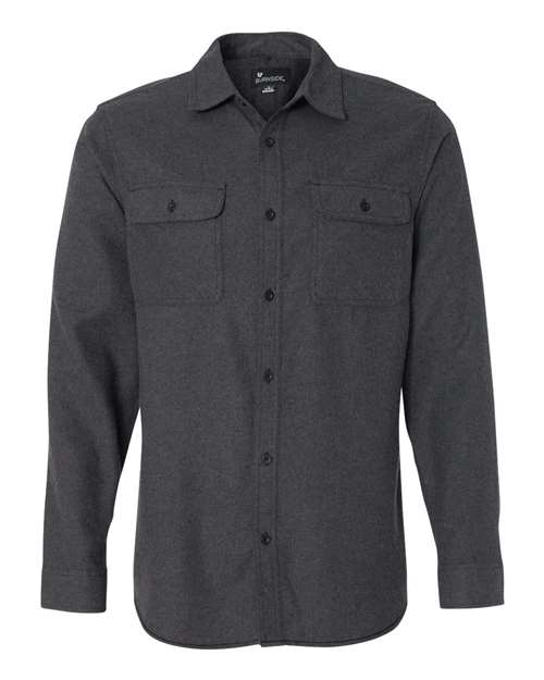 Burnside Men's Solid Flannel Shirt