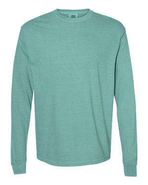 Comfort Colors Unisex Garment-Dyed Heavyweight Long Sleeve T-Shirt - Seafoam