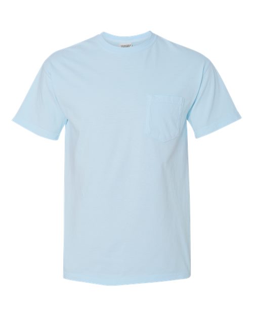 Comfort Colors Unisex Garment-Dyed Heavyweight Pocket T-Shirt - Chambray