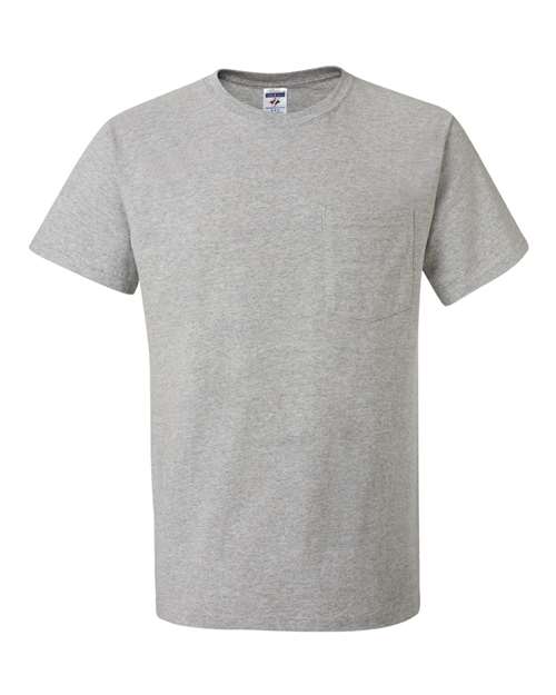 JERZEES Unisex Dri-Power® 50/50 Pocket T-Shirt
