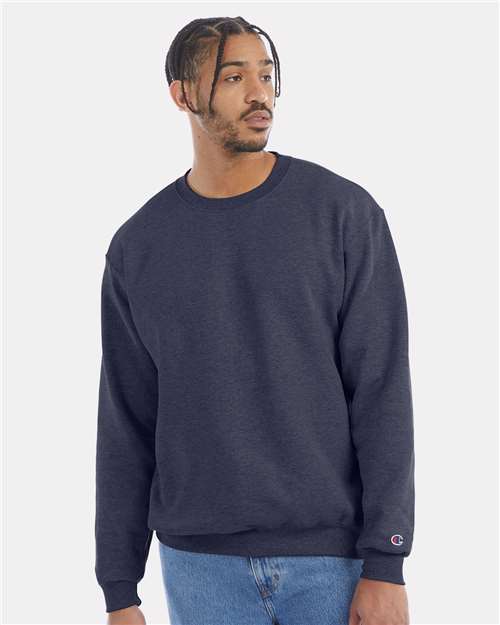 Champion Unisex Powerblend® Crewneck Sweatshirt - Navy Heather