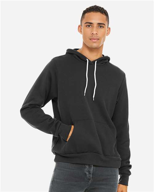 BELLA + CANVAS Unisex Sponge Fleece Hoodie Sweatshirt - Dark Grey