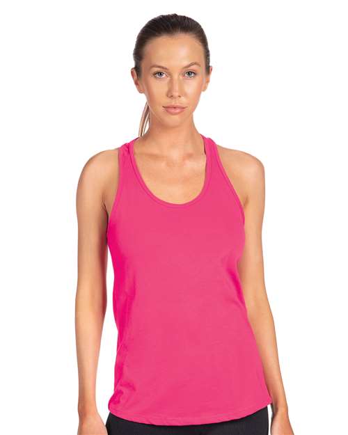 Next Level Women's Ideal Racerback Tank - Raspberry