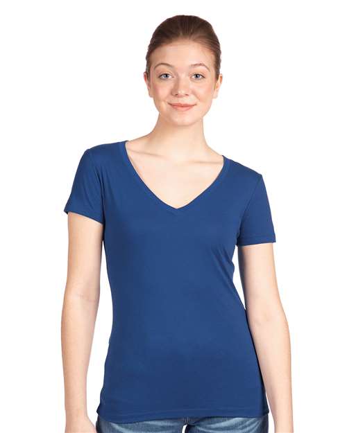Next Level Women's Ideal V-Neck T-Shirt - Royal