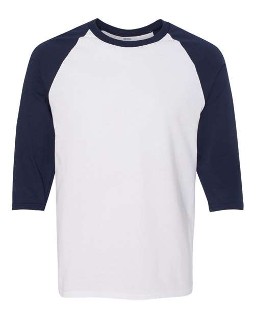 Gildan Unisex Heavy Cotton™ Raglan Three-Quarter Sleeve T-Shirt