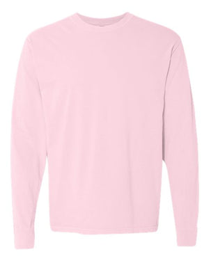 Comfort Colors Unisex Garment-Dyed Heavyweight Long Sleeve T-Shirt - Blossom