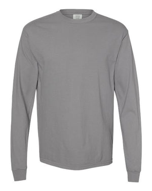 Comfort Colors Unisex Garment-Dyed Heavyweight Long Sleeve T-Shirt - Granite