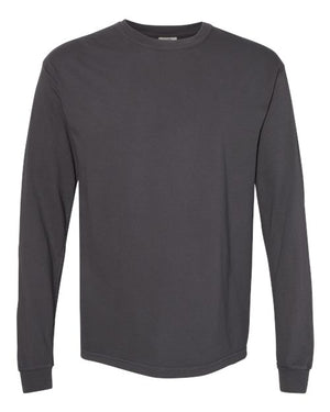 Comfort Colors Unisex Garment-Dyed Heavyweight Long Sleeve T-Shirt - Graphite