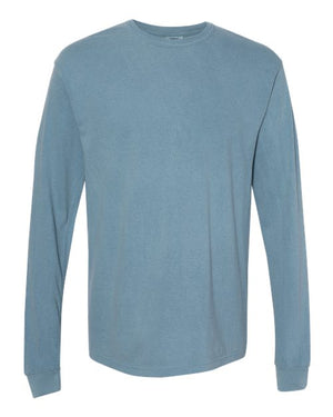Comfort Colors Unisex Garment-Dyed Heavyweight Long Sleeve T-Shirt - Ice Blue