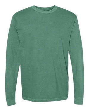 Comfort Colors Unisex Garment-Dyed Heavyweight Long Sleeve T-Shirt - Light Green