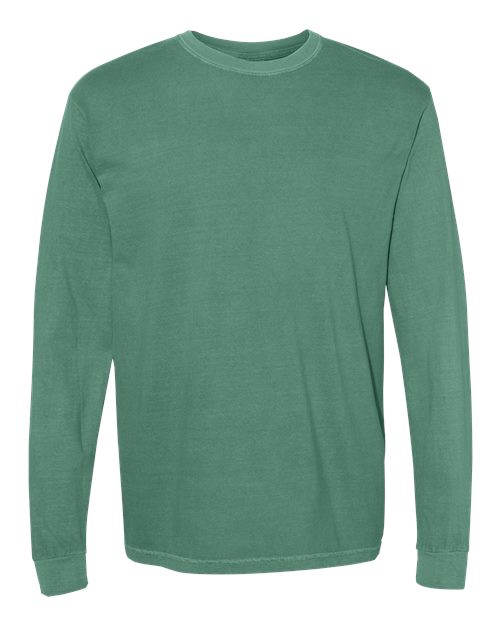Comfort Colors Unisex Garment-Dyed Heavyweight Long Sleeve T-Shirt - Light Green