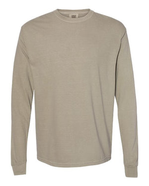 Comfort Colors Unisex Garment-Dyed Heavyweight Long Sleeve T-Shirt - Sandstone