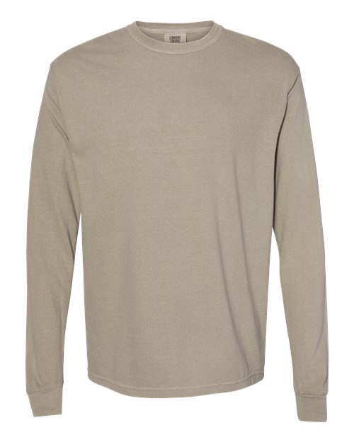 Comfort Colors Unisex Garment-Dyed Heavyweight Long Sleeve T-Shirt - Sandstone