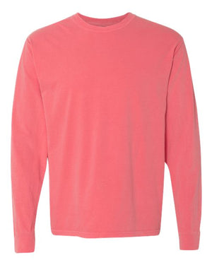 Comfort Colors Unisex Garment-Dyed Heavyweight Long Sleeve T-Shirt - Watermelon