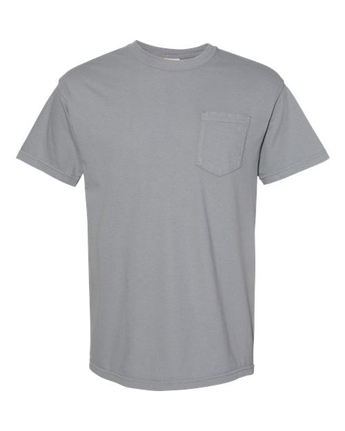 Comfort Colors Unisex Garment-Dyed Heavyweight Pocket T-Shirt - Granite