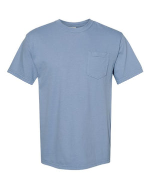Comfort Colors Unisex Garment-Dyed Heavyweight Pocket T-Shirt - Washed Denim