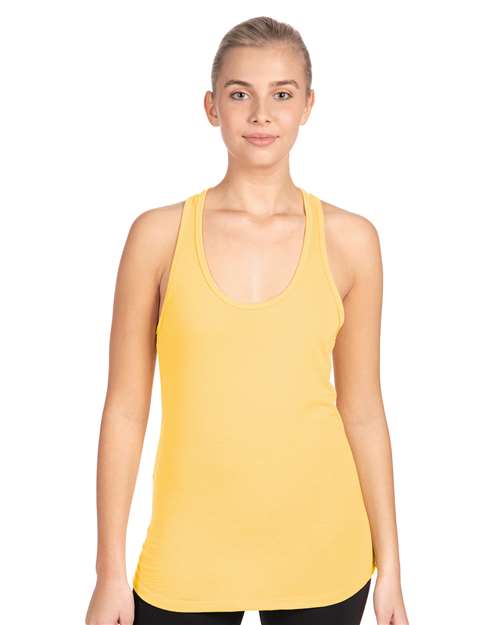 Next Level Women's Ideal Racerback Tank - Banana Cream