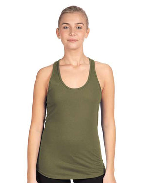 Next Level Women's Ideal Racerback Tank - Military Green