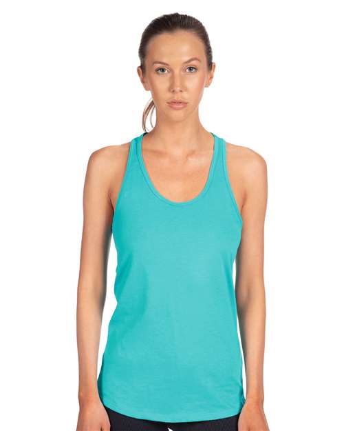 Next Level Women's Ideal Racerback Tank - Tahiti Blue