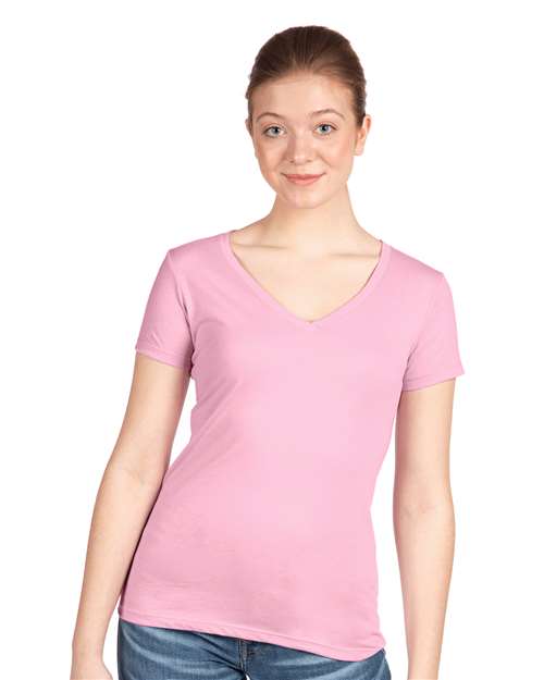 Next Level Women's Ideal V-Neck T-Shirt - Lilac