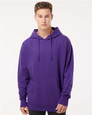 Independent Trading Co. Unisex Midweight Hooded Sweatshirt - Purple
