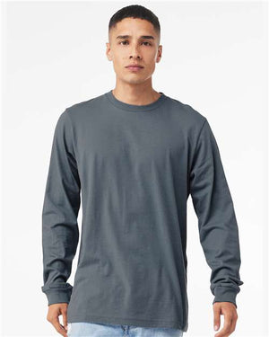 BELLA + CANVAS Unisex Jersey Long Sleeve Tee - Steel Blue