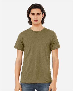 BELLA + CANVAS Triblend Tee - Olive Triblend