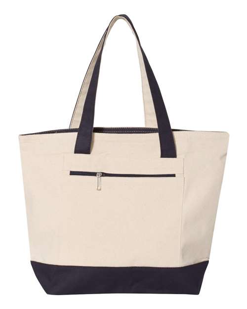 Q-Tees 19L Zippered Tote