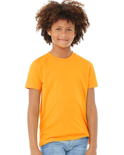BELLA + CANVAS Youth Jersey Tee - Asphalt