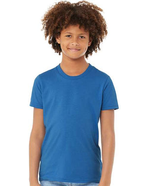 BELLA + CANVAS Youth Jersey Tee - Columbia Blue