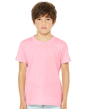 BELLA + CANVAS Youth Jersey Tee - Pink