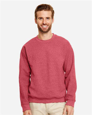 Gildan Unisex Heavy Blend™ Crewneck Sweatshirt - Heather Scarlet Red