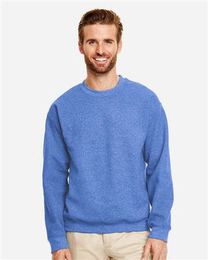 Gildan Unisex Heavy Blend™ Crewneck Sweatshirt - Heather Deep Royal