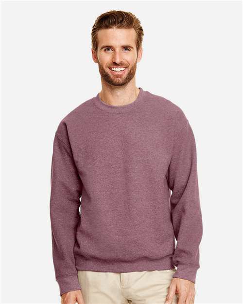 Gildan Unisex Heavy Blend™ Crewneck Sweatshirt - Heather Dark Maroon