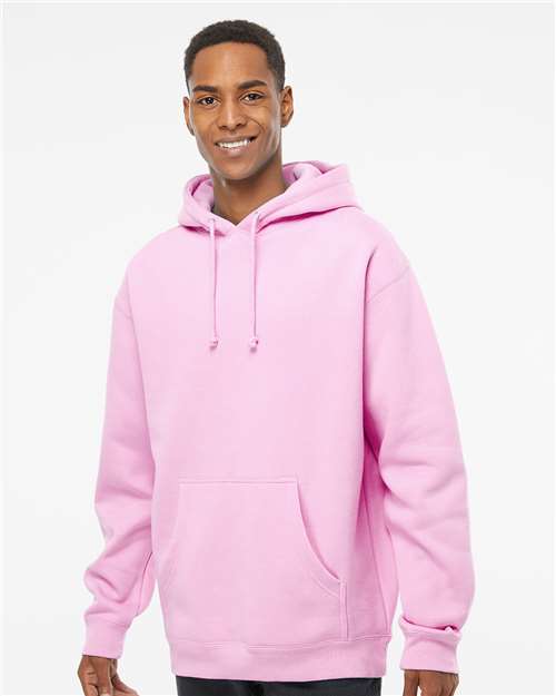 Independent Trading Co. Unisex Heavyweight Hooded Sweatshirt - Light Pink