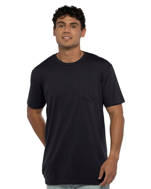 Next Level Unisex Cotton Pocket T-Shirt
