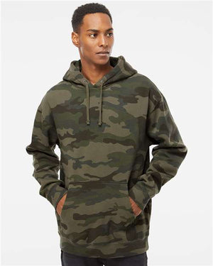 Independent Trading Co. Unisex Heavyweight Hooded Sweatshirt - Forest Camo