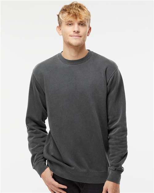 Independent Trading Co. Unisex Midweight Pigment-Dyed Crewneck Sweatshirt