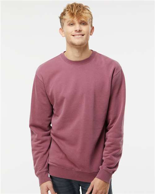 Independent Trading Co. Unisex Midweight Pigment-Dyed Crewneck Sweatshirt