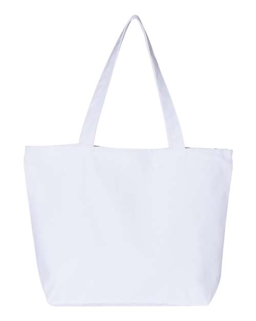 Q-Tees 25L Zippered Tote