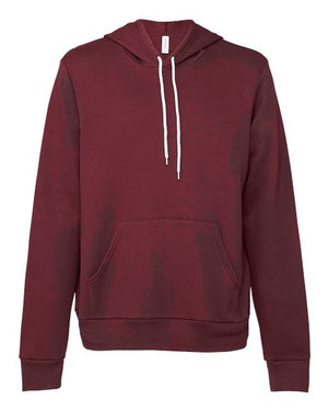 BELLA + CANVAS Unisex Sponge Fleece Hoodie Sweatshirt - Maroon