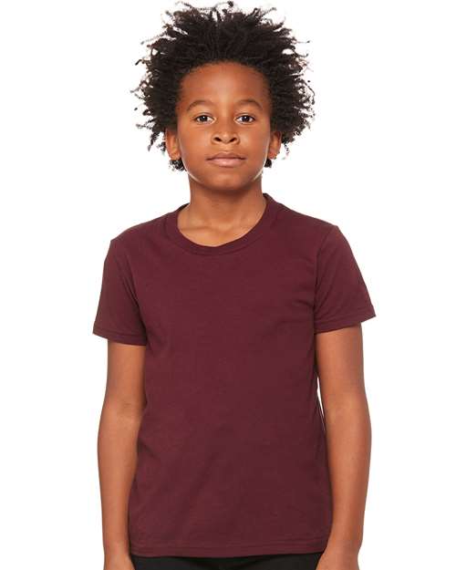 BELLA + CANVAS Youth Jersey Tee - Asphalt