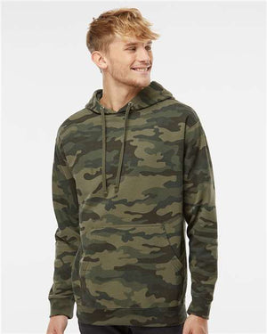 Independent Trading Co. Unisex Midweight Hooded Sweatshirt - Forest Camo